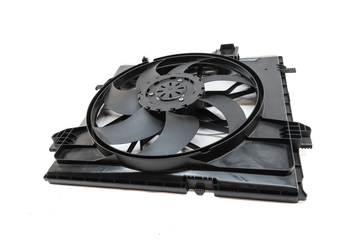 Thumbnail 2: 12-19 MERCEDES GL GLE GLS ML (W166 X166) 600 WATT RADIATOR COOLING FAN ASSEMBLY