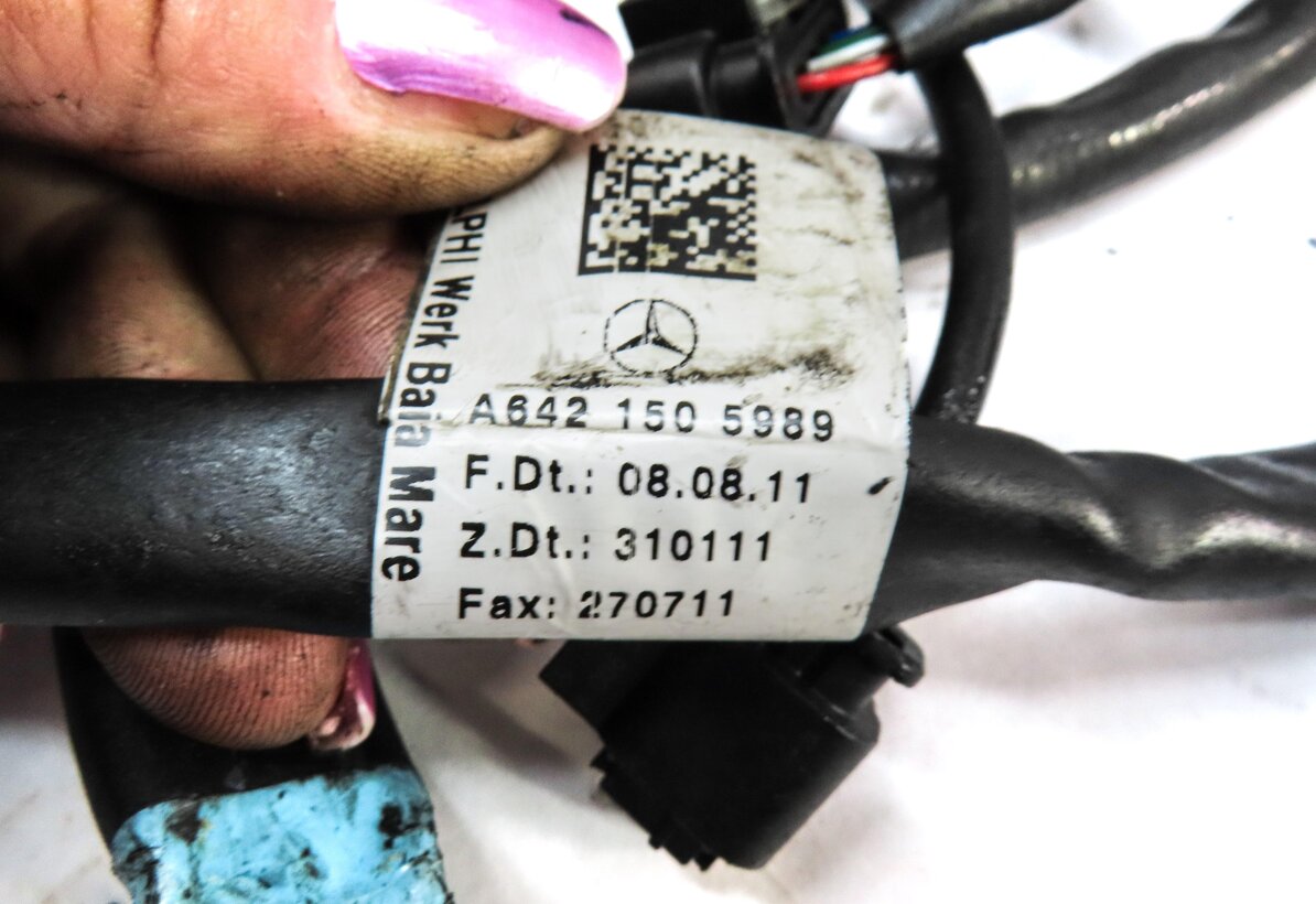 Thumbnail 7: 2012 MERCEDES ML350 (W166) 3.0L DIESEL OM642 ENGINE WIRE WIRING HARNESS