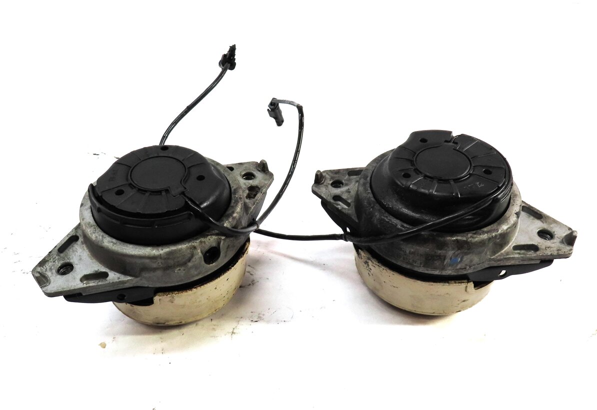 Thumbnail 4: 2012 MERCEDES ML350 (W166) 3.0L DIESEL OM642 ENGINE LEFT RIGHT MOTOR MOUNT SET 2