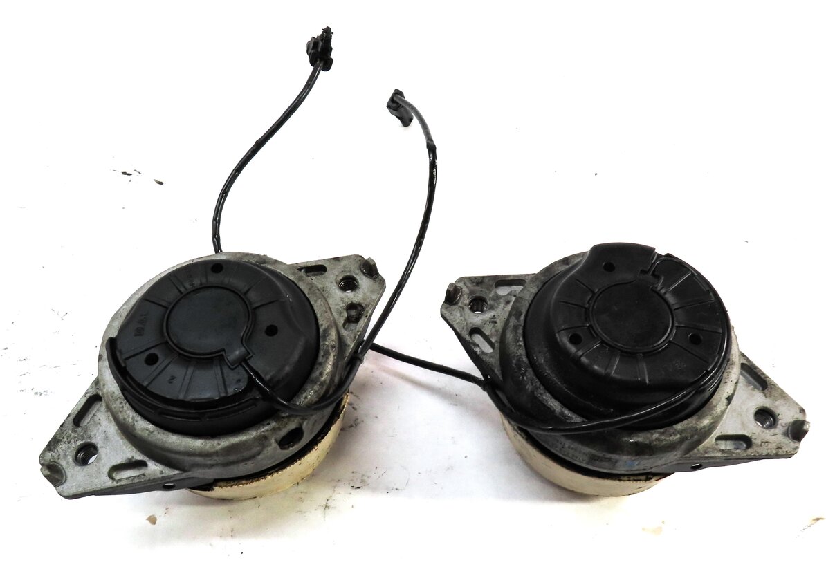 Thumbnail 5: 2012 MERCEDES ML350 (W166) 3.0L DIESEL OM642 ENGINE LEFT RIGHT MOTOR MOUNT SET 2