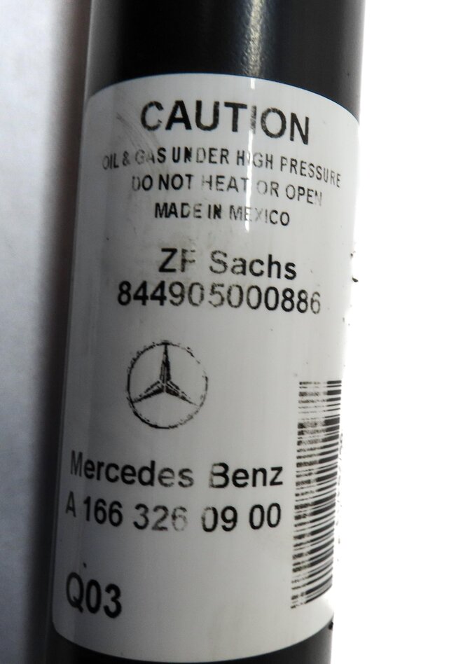 Thumbnail 6: 2012 MERCEDES ML350 (W166) REAR LEFT & RIGHT AWD SHOCK STRUT SET 2 1663260900