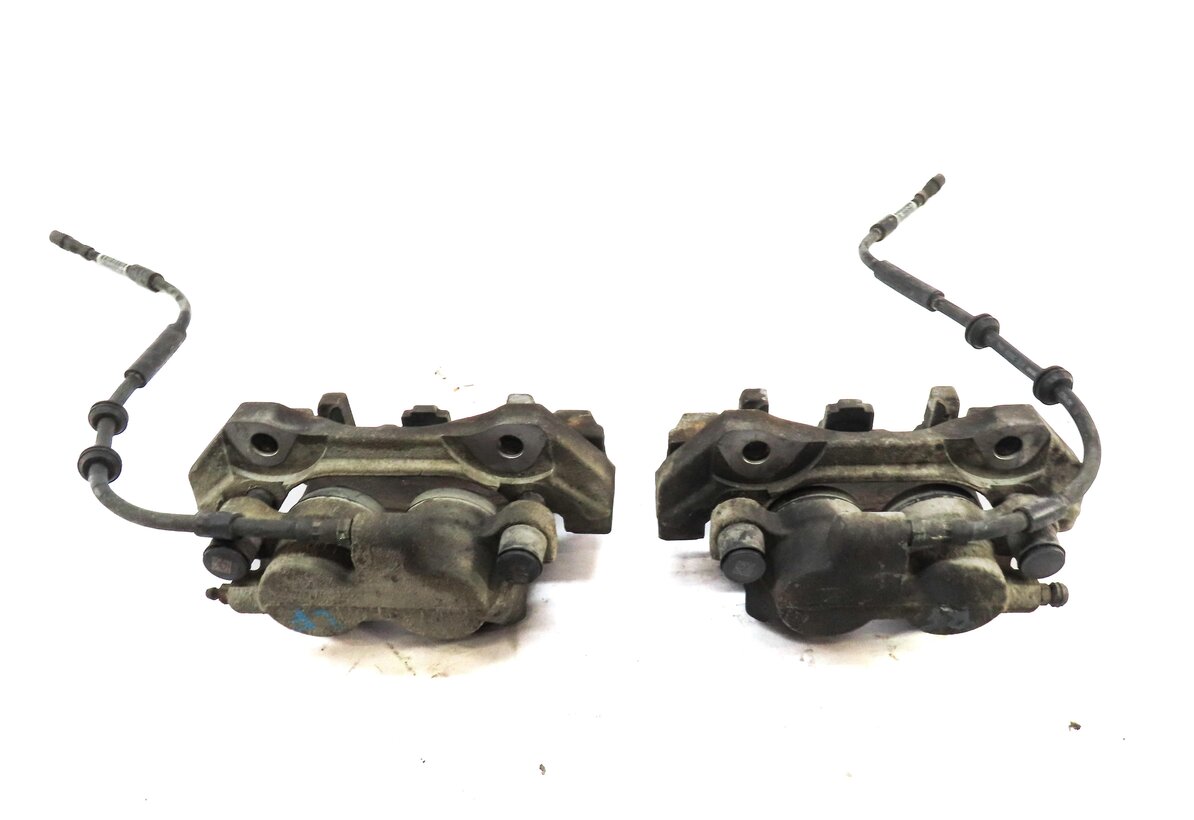 Thumbnail 4: 2012-2019 MERCEDES GL350 GL450 GLS350 ML350 (W166 X166) FRONT BRAKE CALIPER SET