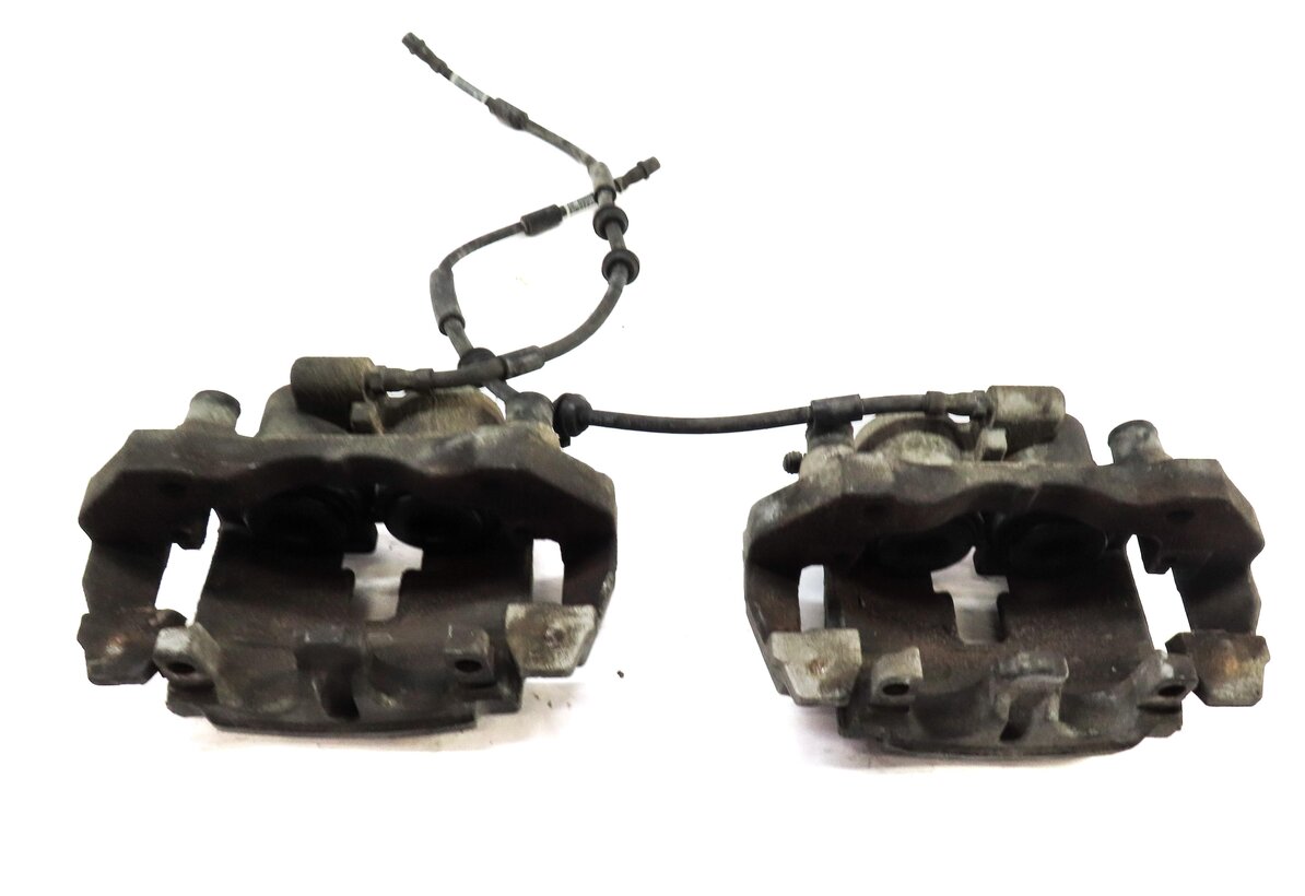Thumbnail 5: 2012-2019 MERCEDES GL350 GL450 GLS350 ML350 (W166 X166) FRONT BRAKE CALIPER SET