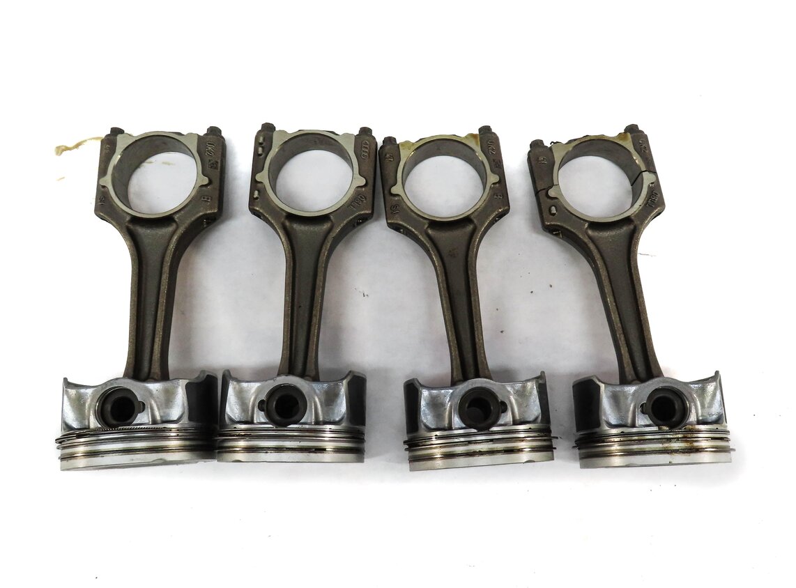 Thumbnail 4: 11-18 VW / AUDI - A3 A4 A5 A6 Q5 TT BEETLE JETTA TIGUAN - 2.0L TURBO PISTON SET4