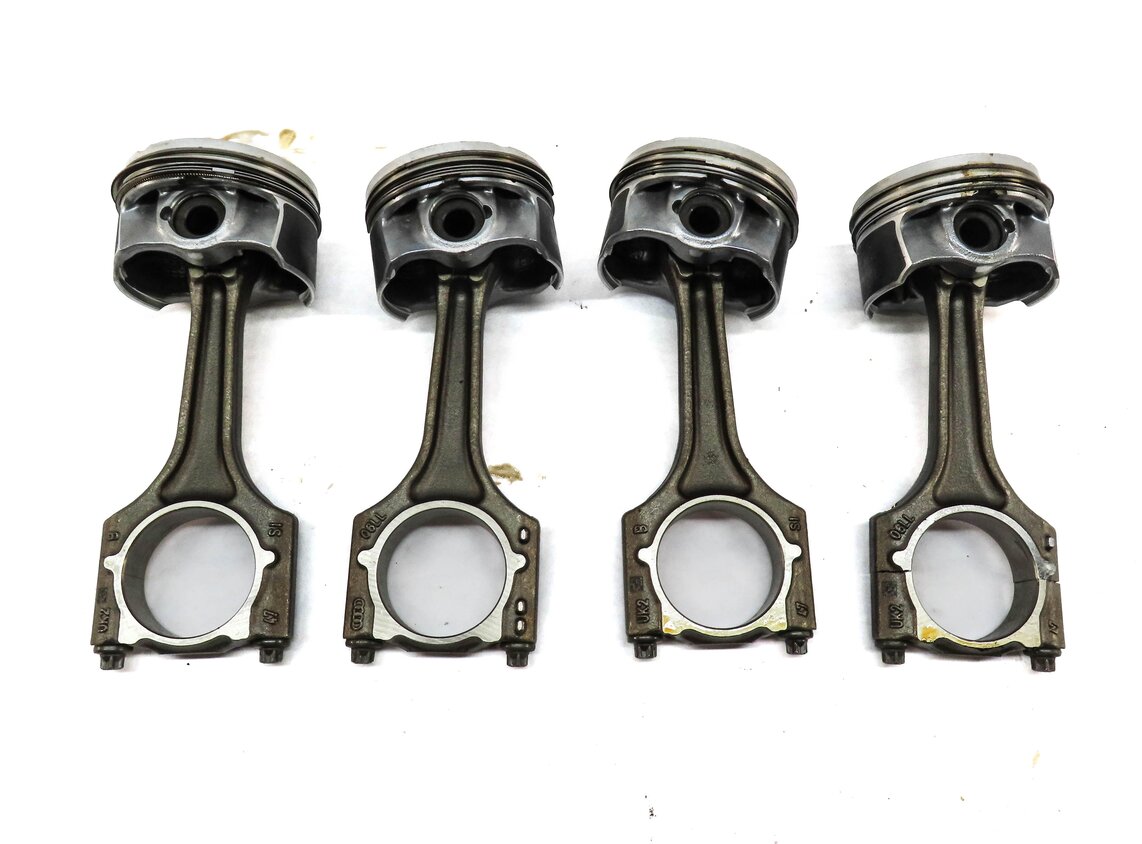Thumbnail 5: 11-18 VW / AUDI - A3 A4 A5 A6 Q5 TT BEETLE JETTA TIGUAN - 2.0L TURBO PISTON SET4