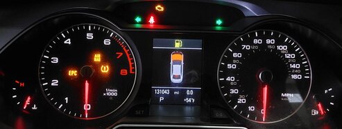 Thumbnail 2: 2016 AUDI A4 A5 (B8 8K 8T) 2.0L CAED ENGINE BODY MODULE SPEEDOMETER LOCK KEY SET