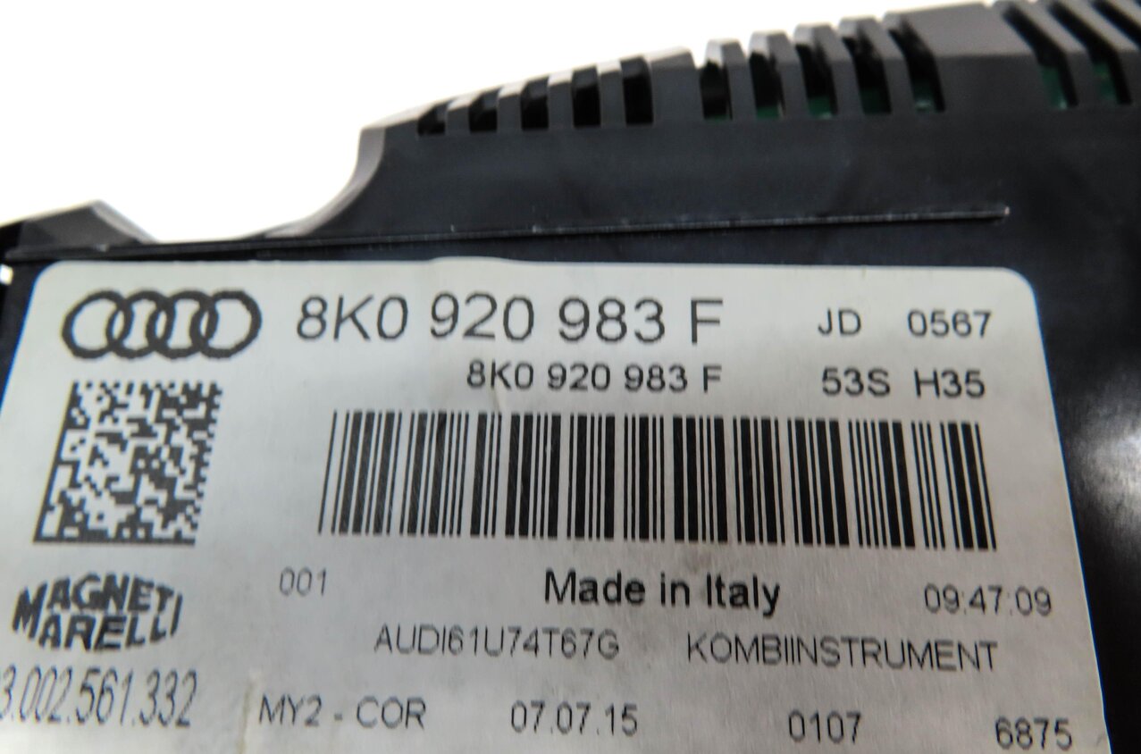 Thumbnail 23: 2016 AUDI A4 A5 (B8 8K 8T) 2.0L CAED ENGINE BODY MODULE SPEEDOMETER LOCK KEY SET