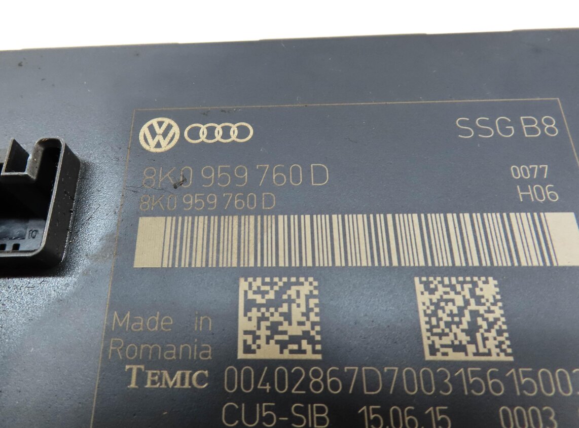 Thumbnail 4: 2016 AUDI A4 (B8 8K) FRONT LEFT DRIVER SEAT CONTROL MODULE 8K0959760D