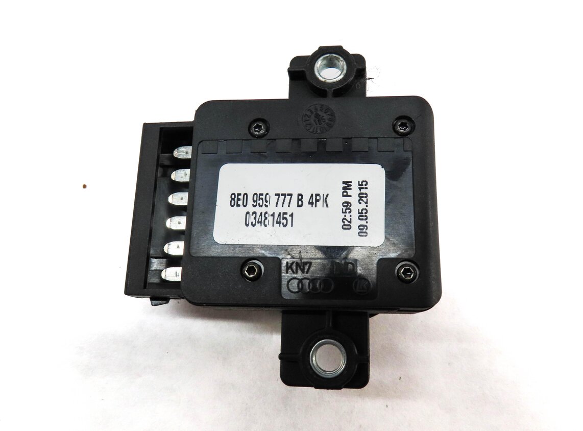 Thumbnail 4: 2016 AUDI A4 (B8 8K) FRONT LEFT DRIVER SEAT ADJUST ADJUSTMENT SWITCH SET 2 BLACK