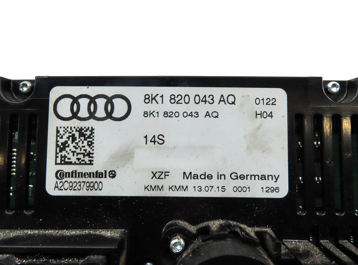 Thumbnail 6: 13-17 AUDI A4 S4 A5 S5 RS5 Q5 SQ5 (B8 8K 8T 8R) HEATER A/C TEMPERATURE CONTROL