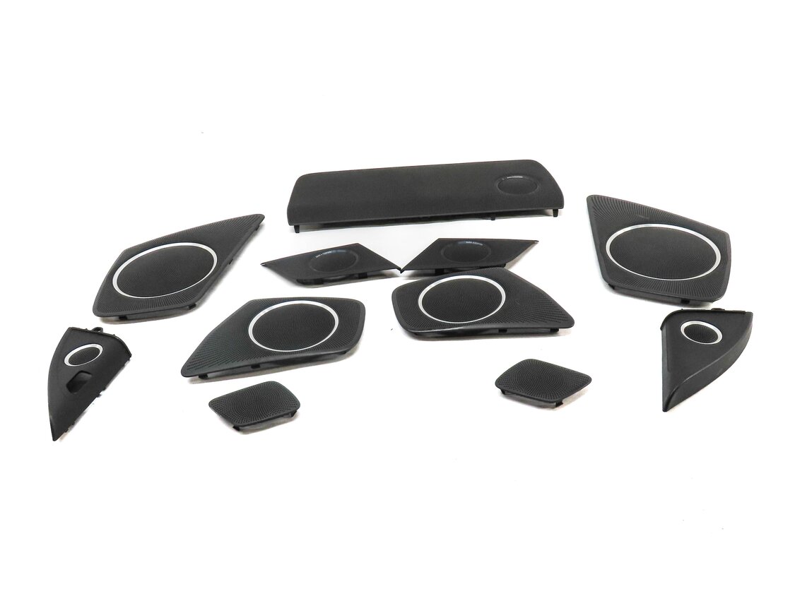 Thumbnail 2: 2016 AUDI A4 B8 8K FRONT REAR LEFT RIGHT BANG & OLUFSEN SPEAKER GRILLE COVER SET