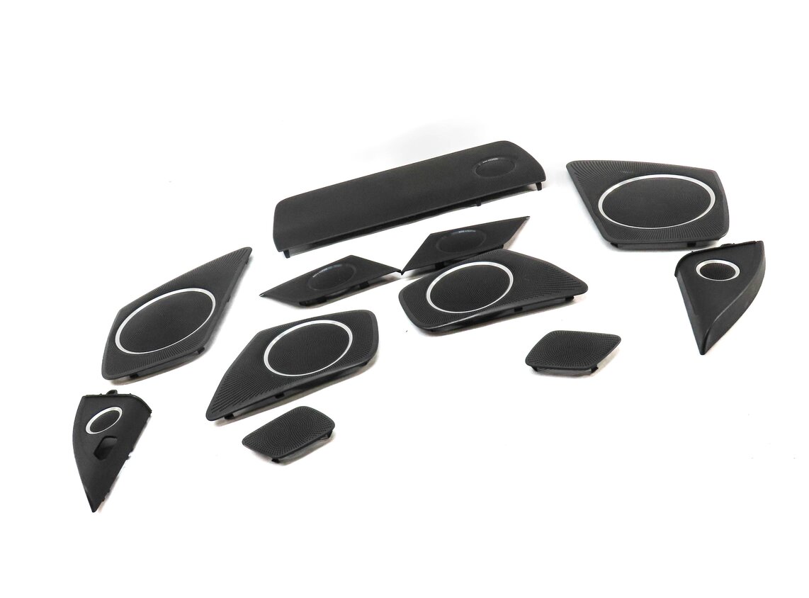 Thumbnail 3: 2016 AUDI A4 B8 8K FRONT REAR LEFT RIGHT BANG & OLUFSEN SPEAKER GRILLE COVER SET