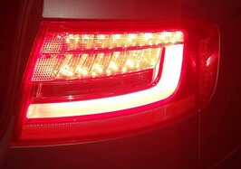 Thumbnail 2: 13-16 AUDI A4 S4 B8 8K REAR RIGHT PASSENGER OUTER TAILLIGHT BRAKE LIGHT LAMP LED