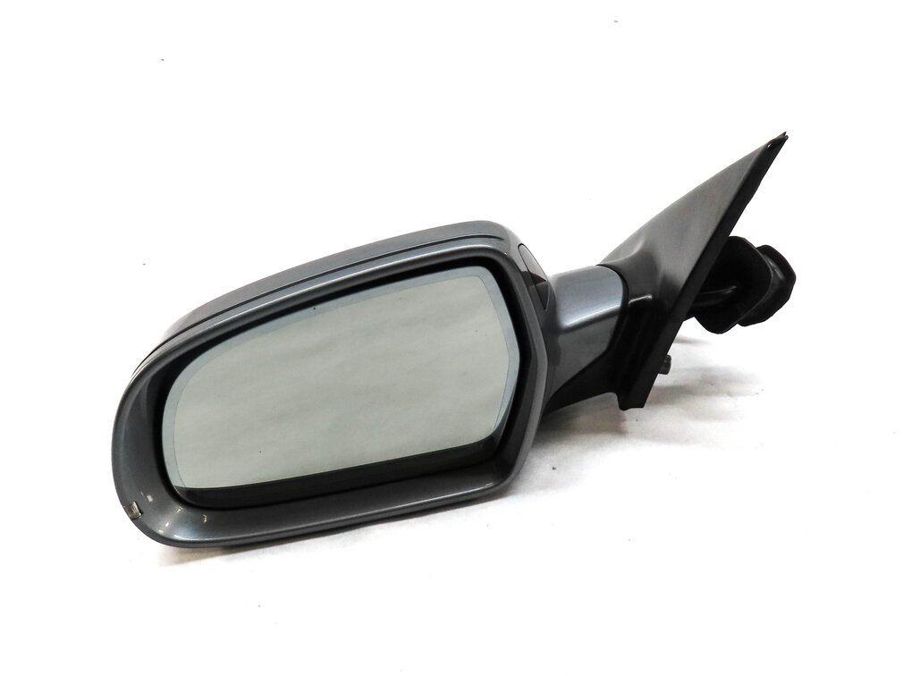 10-16 AUDI A4 (B8 8K) SDN / WGN - LEFT AUTODIM BLIND SPOT DOOR MIRROR (GREY)