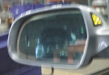 Thumbnail 2: 10-16 AUDI A4 (B8 8K) SDN / WGN - LEFT AUTODIM BLIND SPOT DOOR MIRROR (GREY)