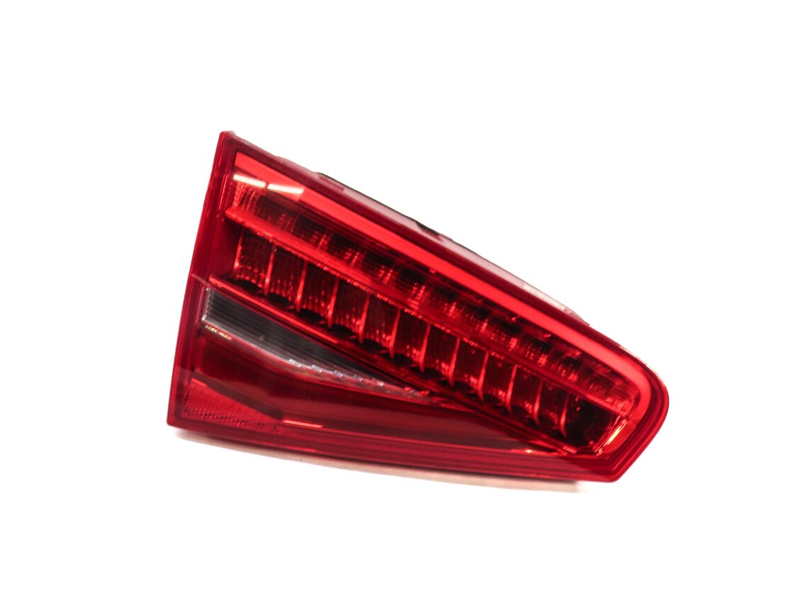 13-16 AUDI A4 S4 (B8 8K) REAR LEFT DRIVER INNER TRUNK TAILLIGHT LIGHT LAMP - LED