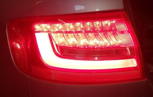Thumbnail 2: 2013-2016 AUDI A4 S4 (B8 8K) LEFT DRIVER OUTER TAILLIGHT BRAKE LIGHT LAMP - LED