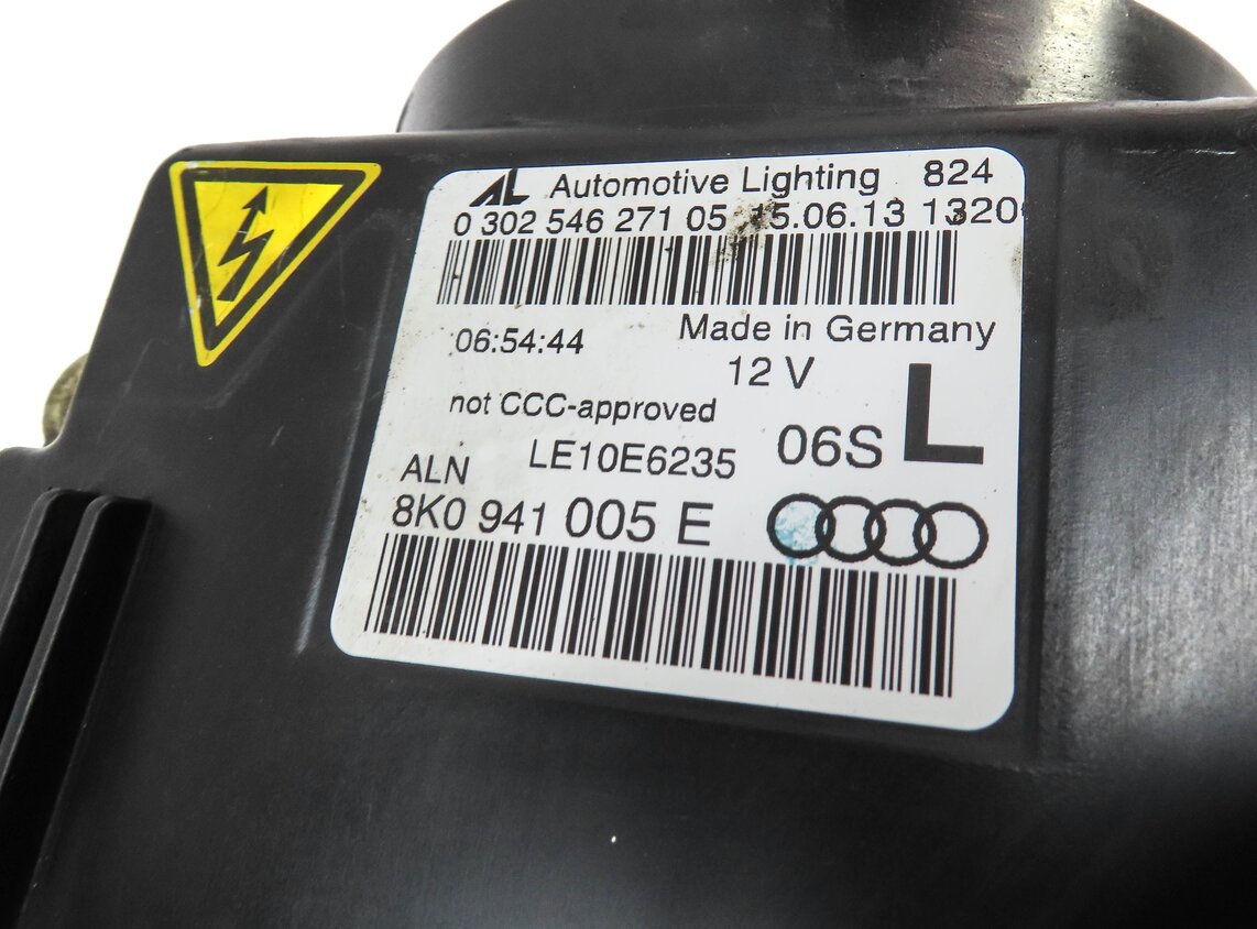 Thumbnail 8: 13-16 AUDI A4 S4 (B8 8K) LEFT DRIVER XENON HID HEADLIGHT LIGHT LAMP (NON AFS)