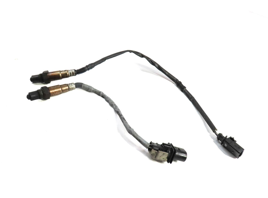 2016 AUDI A4 (B8 8K) 2.0L TURBO CAED ENGINE PRE & POST CAT O2 OXYGEN SENSOR SET2