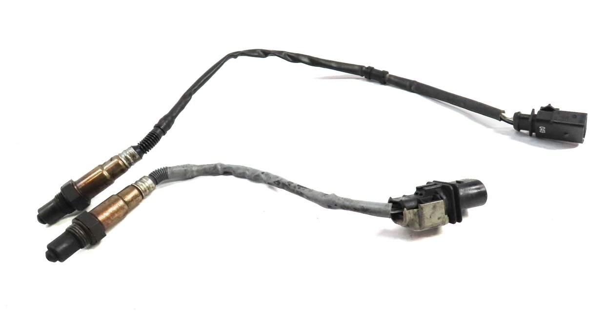 Thumbnail 2: 2016 AUDI A4 (B8 8K) 2.0L TURBO CAED ENGINE PRE & POST CAT O2 OXYGEN SENSOR SET2