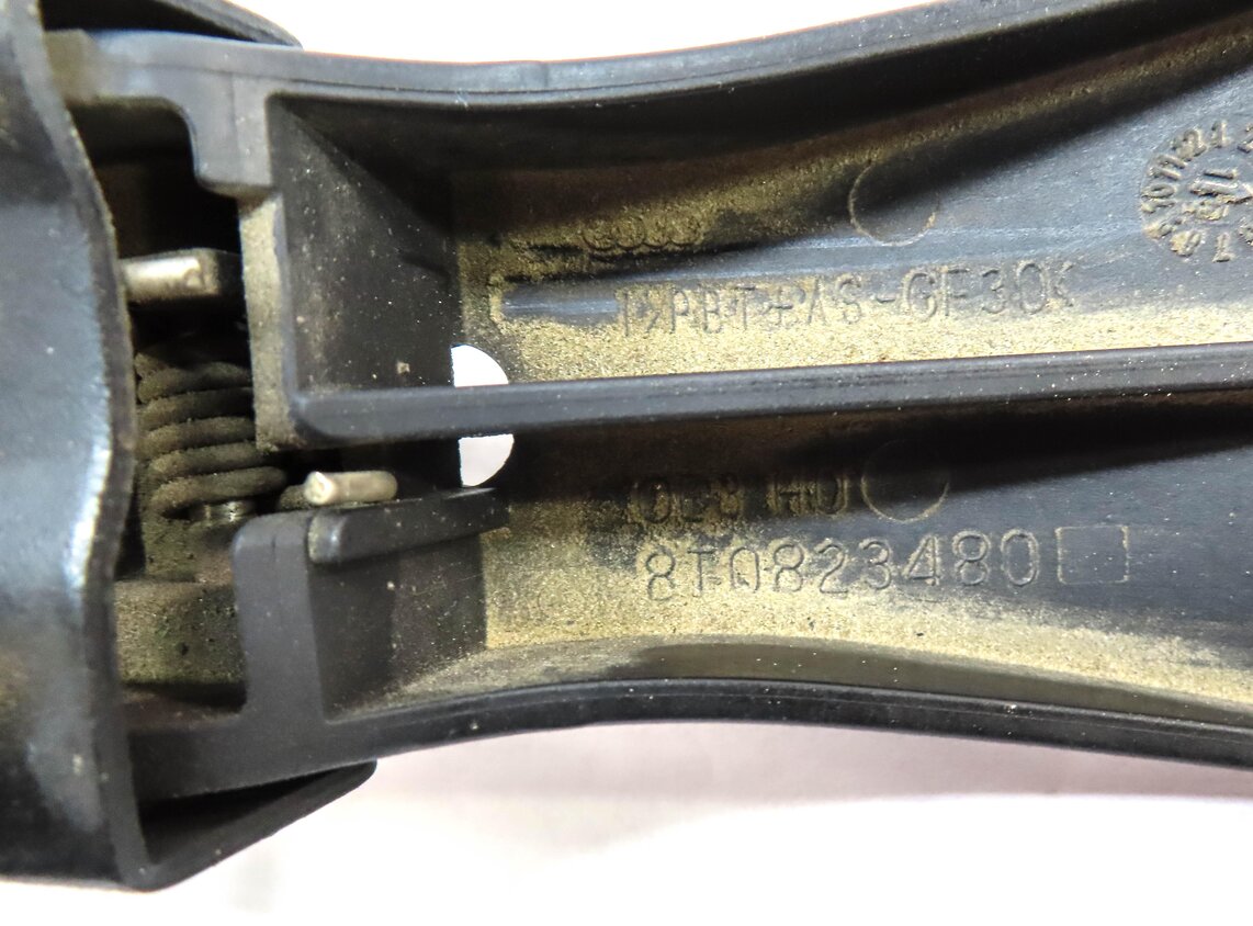 Thumbnail 5: 2016 AUDI A4 B8 8K FRONT HOOD SAFETY CATCH HOOK LATCH w/ RELEASE LEVER 8T0823480