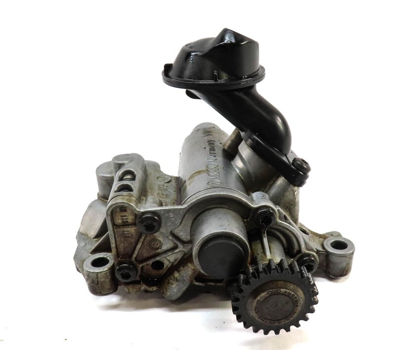 Thumbnail 4: 2016 AUDI A4 (B8 8K) 2.0L TURBO CAED ENGINE OIL PUMP 06H115107