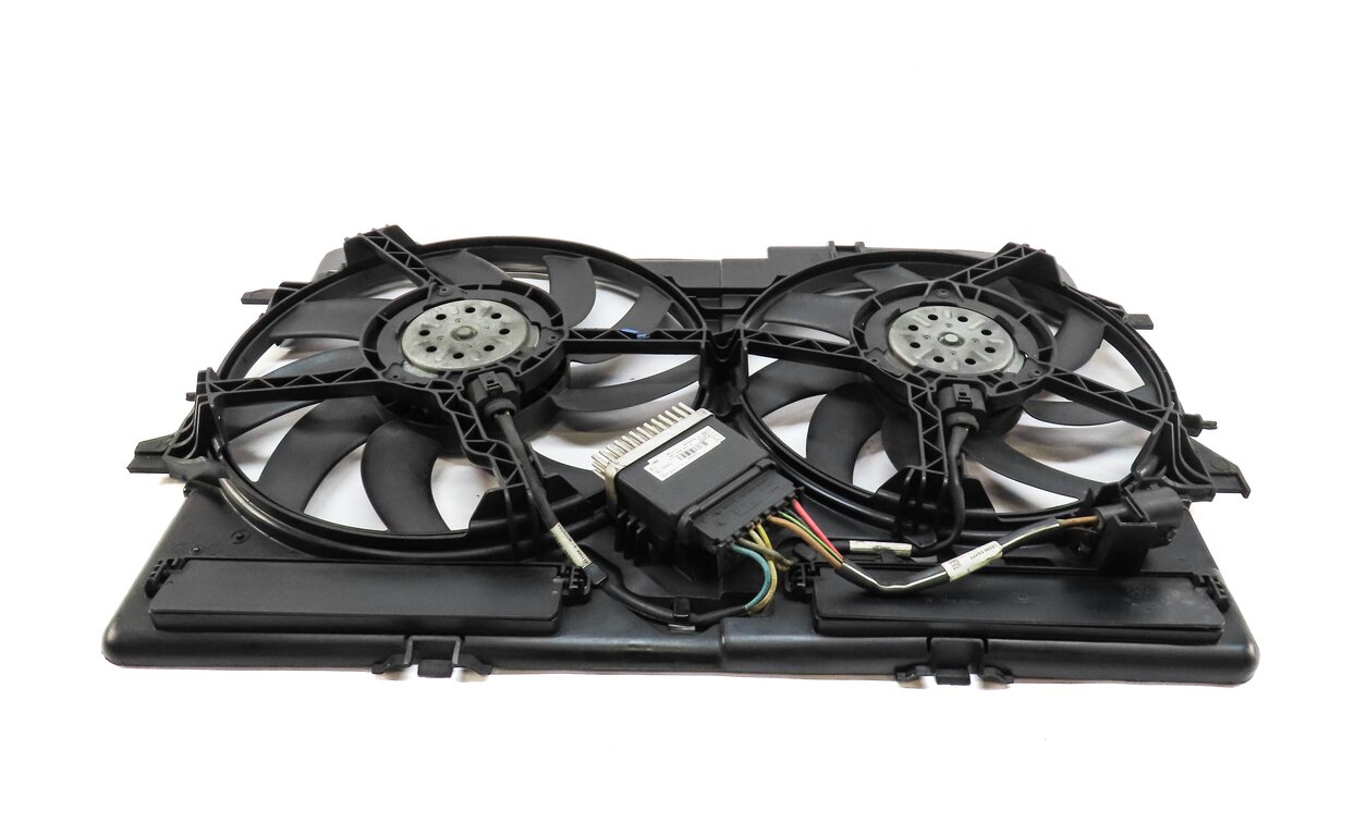 Thumbnail 4: 09-17 AUDI A4 A5 Q5 S4 (B8 8T 8R) 2.0L 3.0L 3.2L RADIATOR COOLING FAN w/ SHROUD