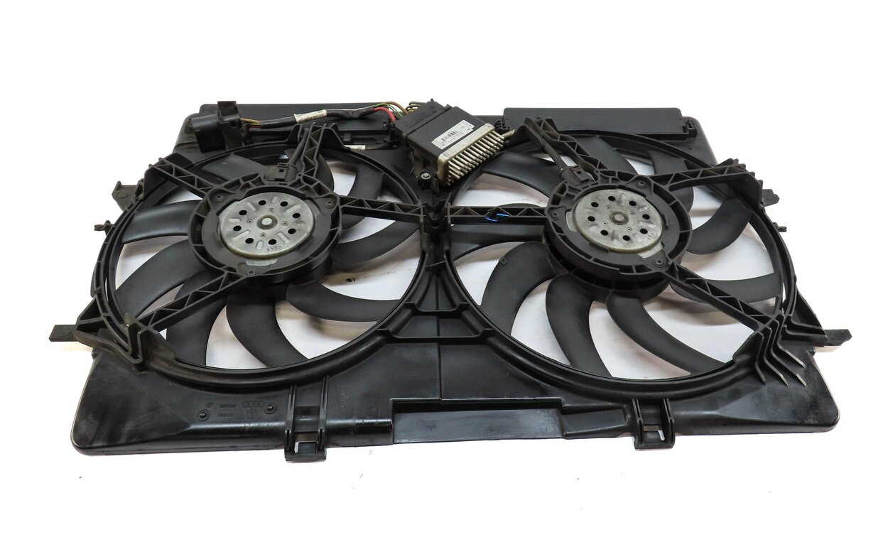 Thumbnail 5: 09-17 AUDI A4 A5 Q5 S4 (B8 8T 8R) 2.0L 3.0L 3.2L RADIATOR COOLING FAN w/ SHROUD