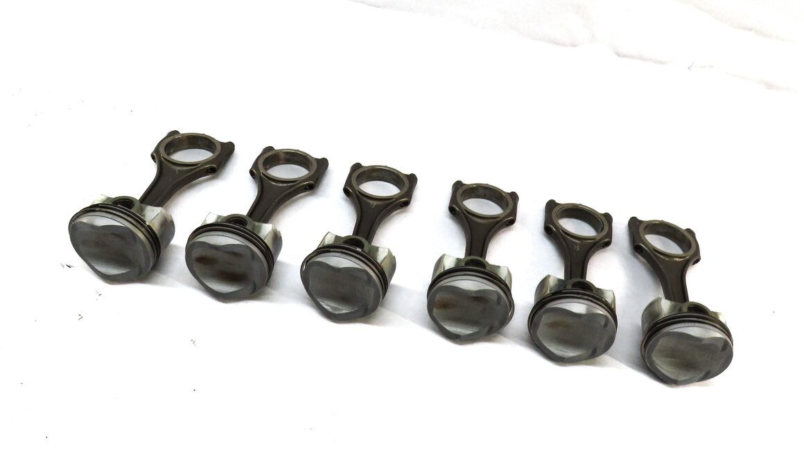 Thumbnail 1: 09-17 AUDI A6 A7 Q5 Q7 S4 S5 SQ5 C7 B8 4L 3.0L SUPER PISTON & CONNECTING ROD SET
