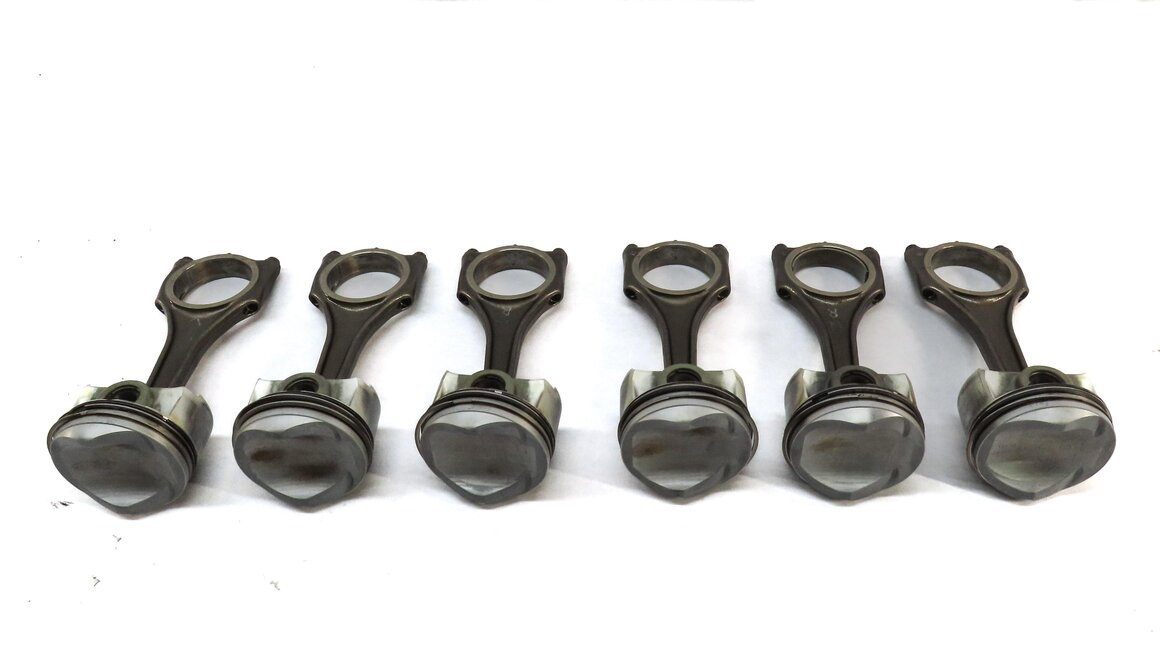 Thumbnail 2: 09-17 AUDI A6 A7 Q5 Q7 S4 S5 SQ5 C7 B8 4L 3.0L SUPER PISTON & CONNECTING ROD SET