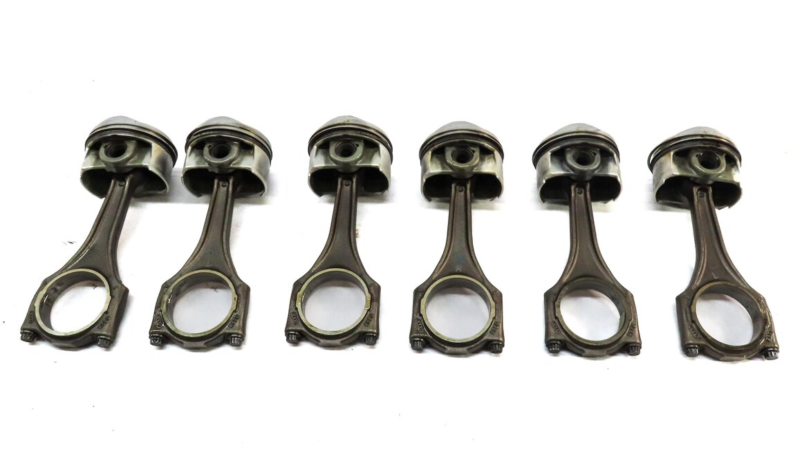 Thumbnail 3: 09-17 AUDI A6 A7 Q5 Q7 S4 S5 SQ5 C7 B8 4L 3.0L SUPER PISTON & CONNECTING ROD SET