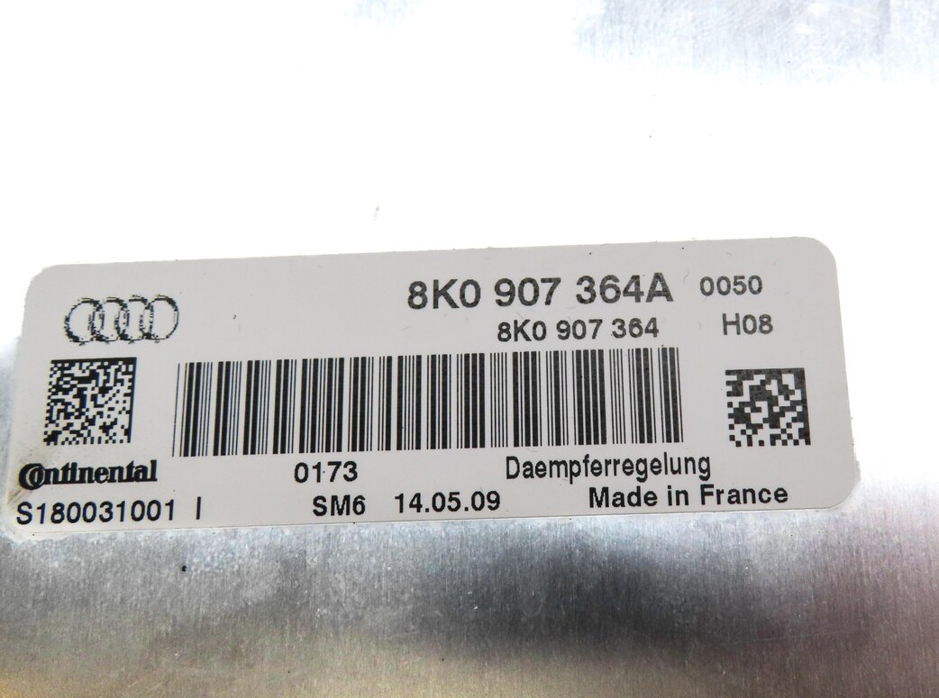 Thumbnail 4: 2010 AUDI S4 (B8 8K) ACTIVE SHOCK STRUT SUSPENSION CONTROL MODULE 8K0907364A