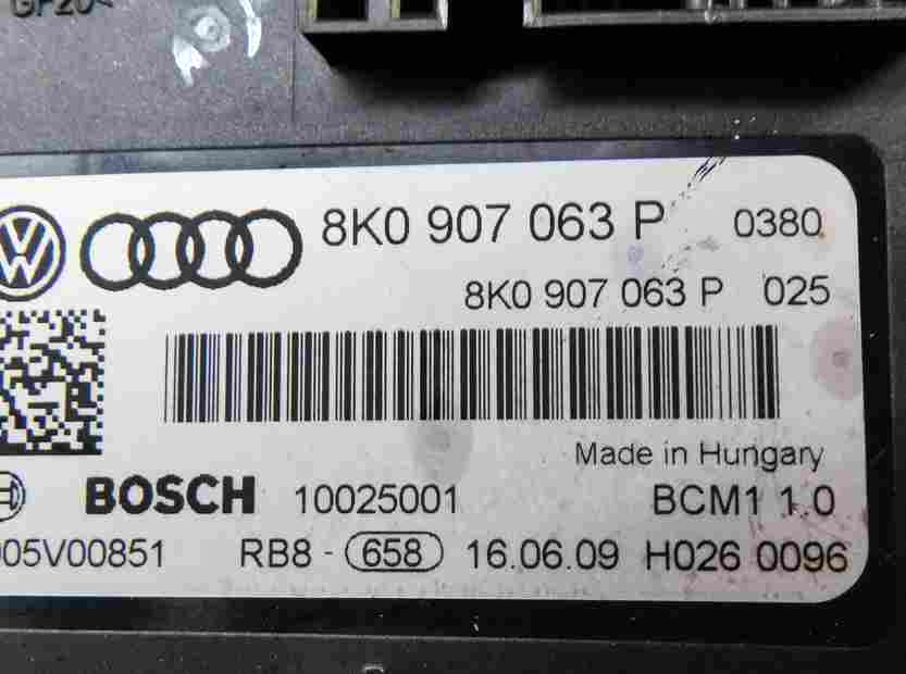 Thumbnail 4: AUDI S4 SEDAN S5 B8 8K 8T 3.0L SPEEDOMETER BODY ECM ENGINE MODULE LOCK & KEY SET