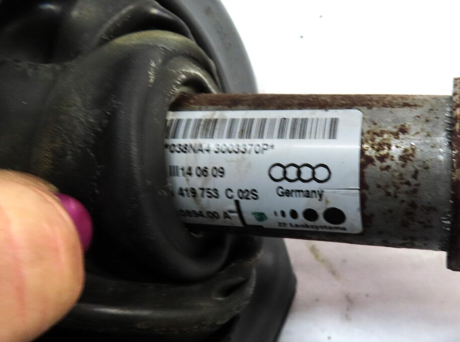 Thumbnail 5: 2010 AUDI S4 (B8 8K) STEERING COLUMN INTERMEDIATE SHAFT ASSEMBLY 8K1419753C