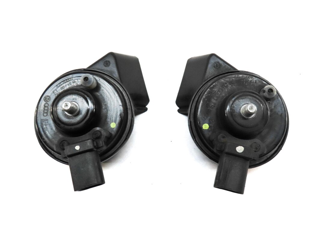 Thumbnail 3: 2008-2017 AUDI A4 A5 S4 S5 Q5 (B8 8K 8R 8T) HIGH & LOW TONE SAFETY HORN SET
