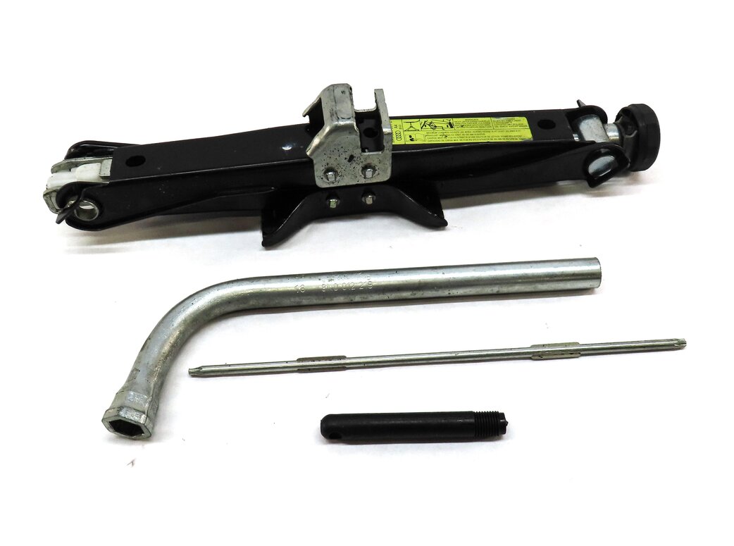 Thumbnail 2: 09-17 AUDI A4 S4 A5 S5 (B8 8K 8T) EMERGENCY SPARE TIRE CAR LIFT JACK TOOL KIT