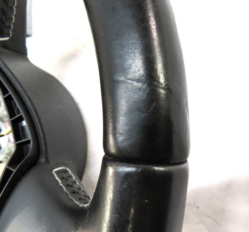Thumbnail 6: 09-12 AUDI A4 S4 (B8 8K) 3 SPOKE STEERING WHEEL w/ S4 EMBLEM SWITCHES & PADDLES