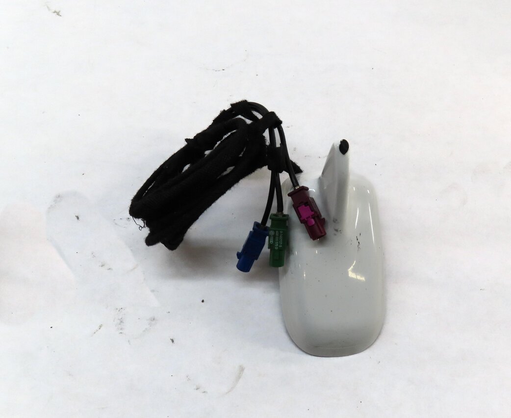 Thumbnail 2: 09-12 AUDI A4 (B8 8K) RADIO STEREO ROOF SHARK FIN ANTENNA (IBIS WHITE T9)