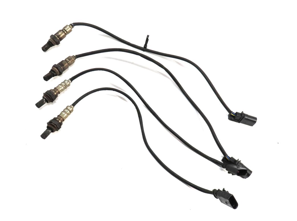 2010 AUDI S4 (B8 8K) 3.0L SUPER CCBA ENGINE PRE POST CAT O2 OXYGEN SENSOR SET 4