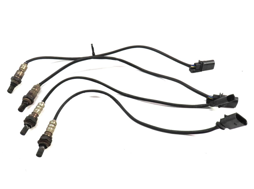 Thumbnail 2: 2010 AUDI S4 (B8 8K) 3.0L SUPER CCBA ENGINE PRE POST CAT O2 OXYGEN SENSOR SET 4