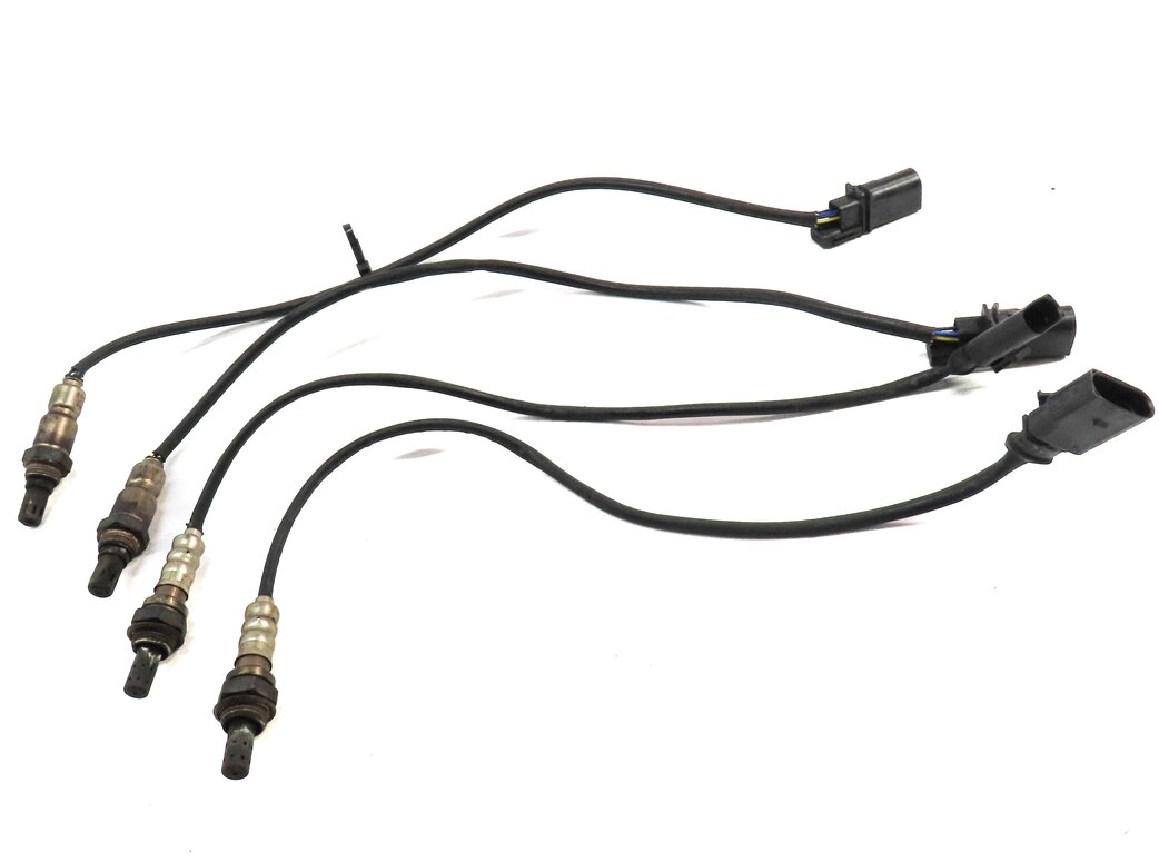 Thumbnail 3: 2010 AUDI S4 (B8 8K) 3.0L SUPER CCBA ENGINE PRE POST CAT O2 OXYGEN SENSOR SET 4