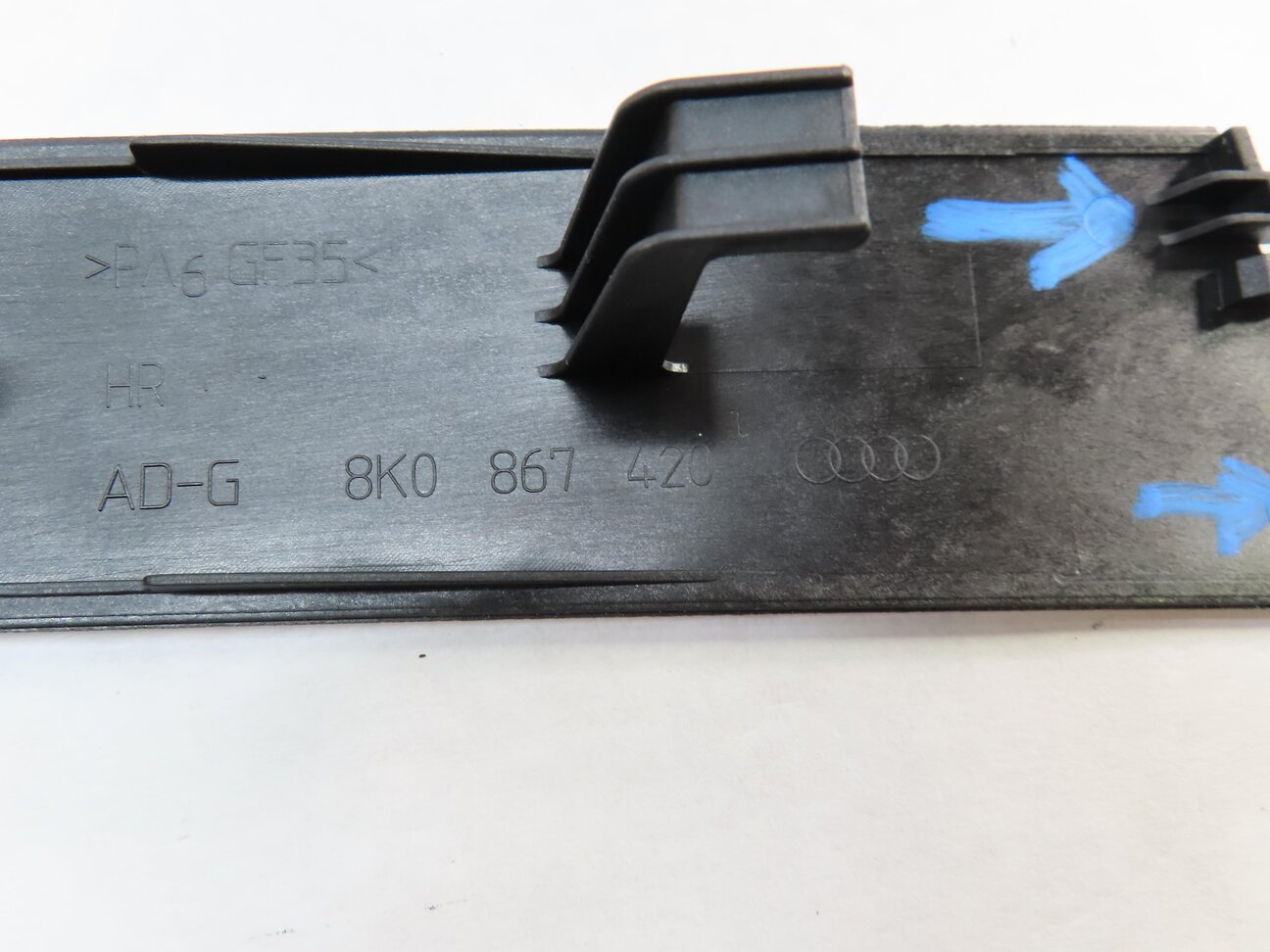 Thumbnail 17: 2010 AUDI S4 (B8 8K) FRONT REAR LEFT RIGHT BRUSHED ALUMINUM QUATTRO TRIM SET