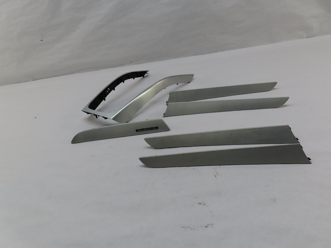 Thumbnail 2: 2010 AUDI S4 (B8 8K) FRONT REAR LEFT RIGHT BRUSHED ALUMINUM QUATTRO TRIM SET