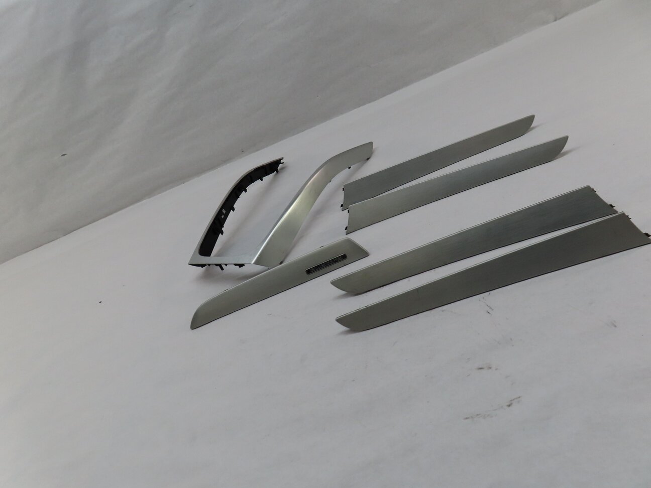 Thumbnail 3: 2010 AUDI S4 (B8 8K) FRONT REAR LEFT RIGHT BRUSHED ALUMINUM QUATTRO TRIM SET