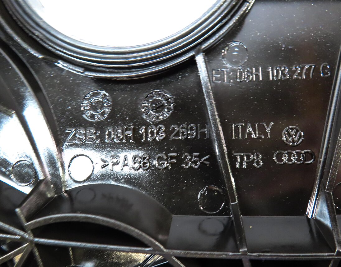 Thumbnail 5: 08-17 AUDI A3 A4 A5 A6 Q3 Q5 TT (B8 8P 8K 8T 8R C7 MK2) 2.0T UPPER TIMING COVER