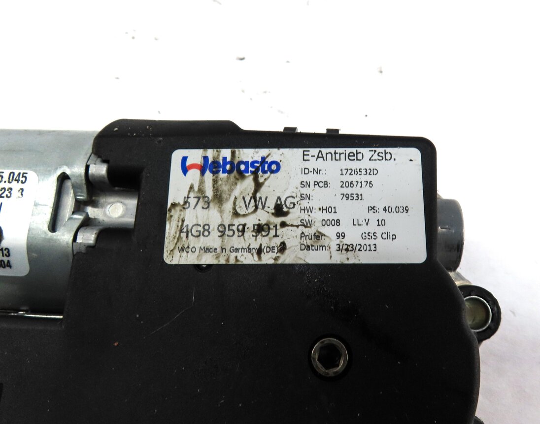 Thumbnail 4: 2012-2018 AUDI A6 A7 S6 S7 (C7 4G8) SUNROOF SUN ROOF WINDOW MOTOR