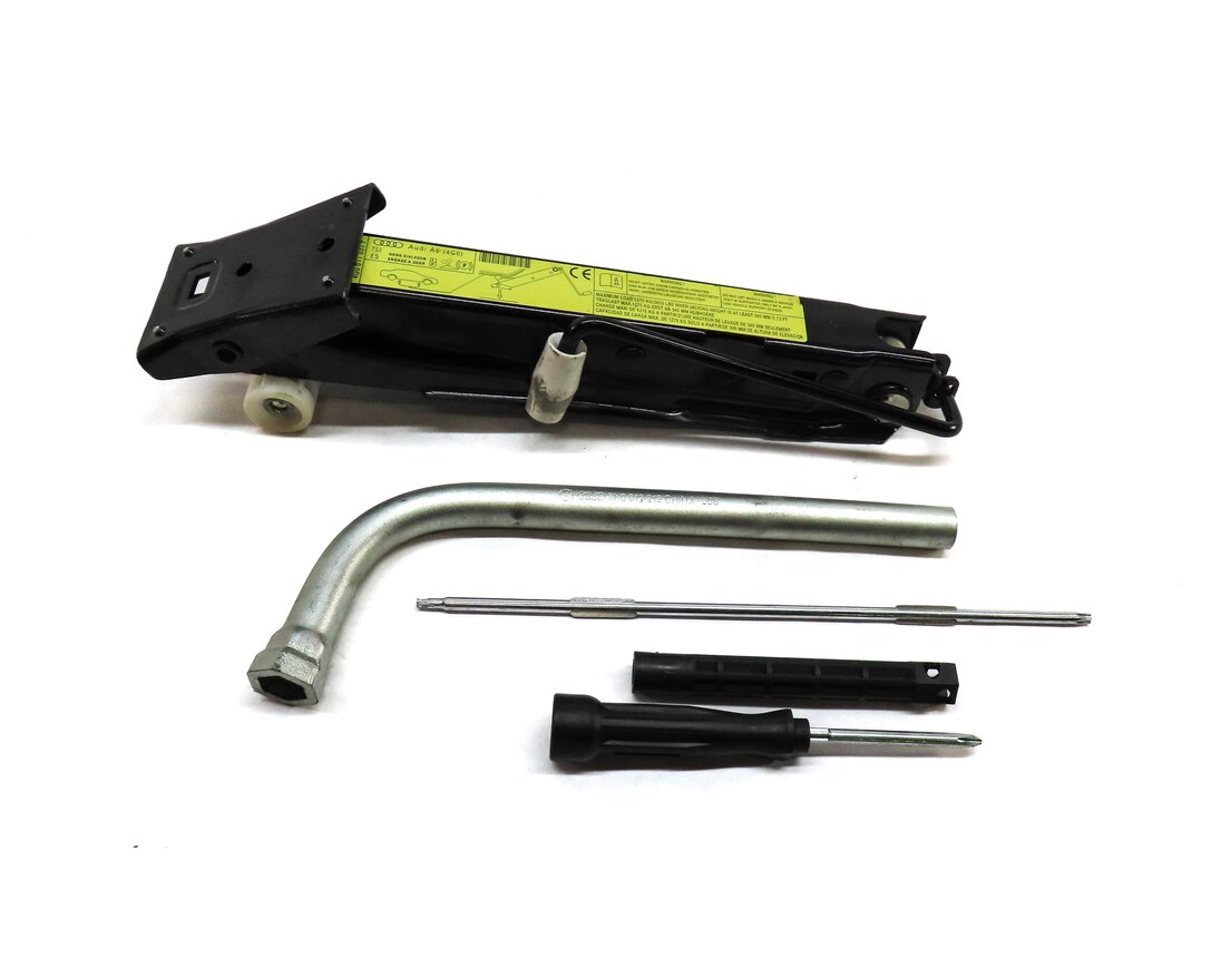 Thumbnail 2: 2012-2018 AUDI A6 S6 A7 S7 RS7 (C7) SPARE TIRE WHEEL SCISSOR JACK w/ TOOL KIT