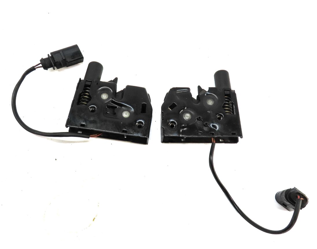 Thumbnail 2: 2013 AUDI A6 (C7) FRONT LEFT & RIGHT HOOD LOCK LATCH SET 2 4G0823509C