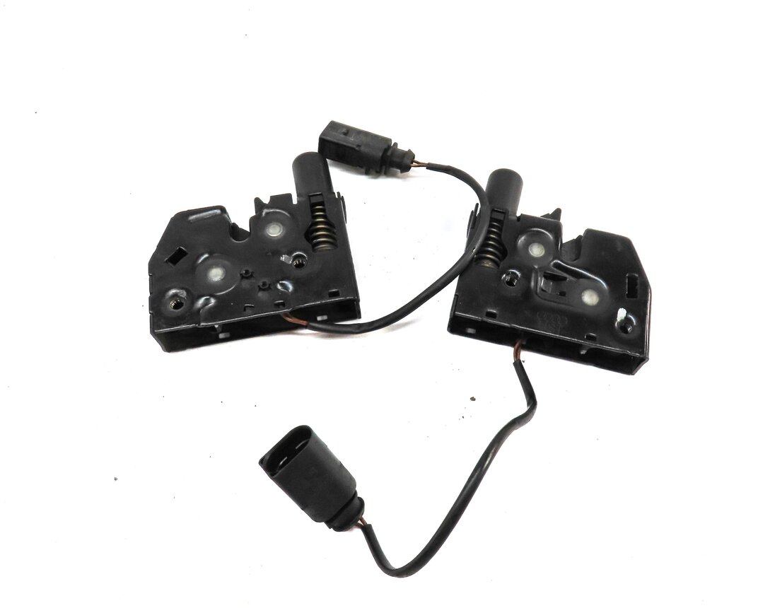 Thumbnail 4: 2013 AUDI A6 (C7) FRONT LEFT & RIGHT HOOD LOCK LATCH SET 2 4G0823509C