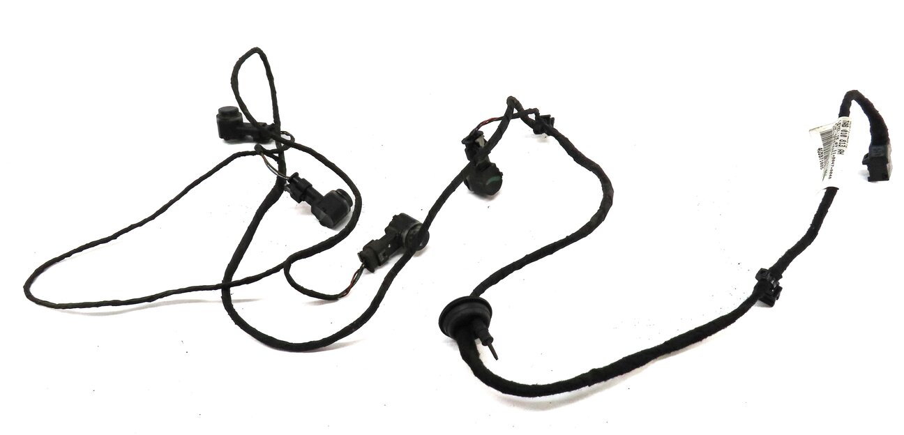 Thumbnail 3: 2013 AUDI A6 (C7) REAR PARK ASSIST PDC SENSOR SET 4 (BLACK) w/ WIRING HARNESS